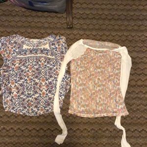 Two women’s shirts